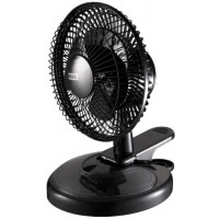 K'ul KUL KU33829 2-in-1 2-Speed Desk Fan with Clip Fan and Adjustable Tilt  6-Inch  Black - B00BI1XRPA